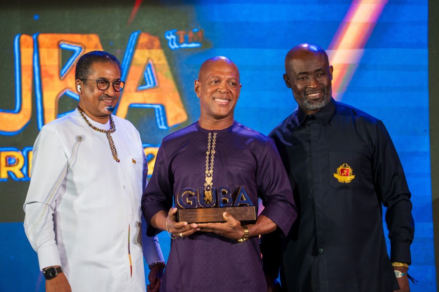 Governor Greenidge Honoured with Prestigious GUBA Award for Economic Leadership