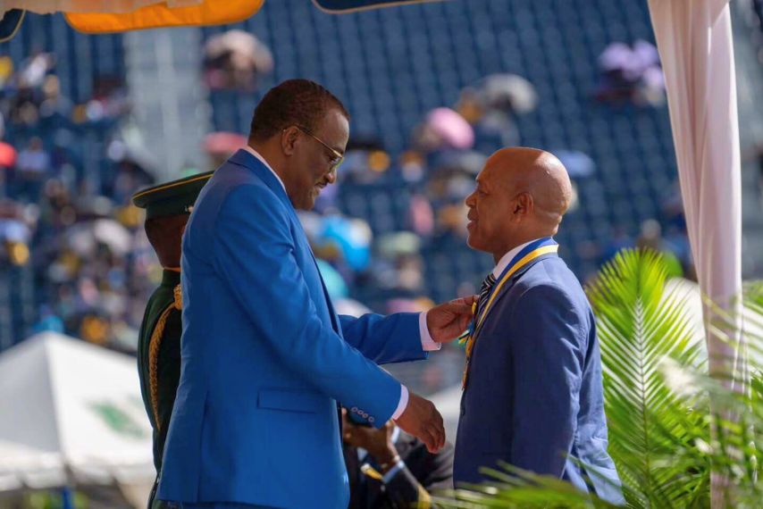 Central Bank Governor Dr. Kevin Greenidge Receives the Order of Freedom of Barbados